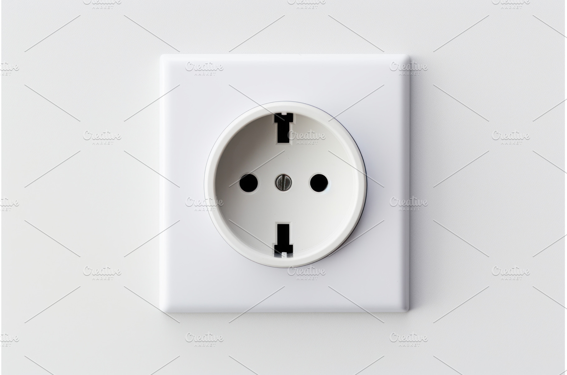 Rectangular European socket wall, a Technology Photo by Ylivdesign