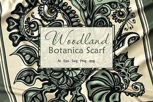 Woodland Botanica Scarf