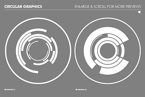 Circular Vectors Toolkit - 80 Items