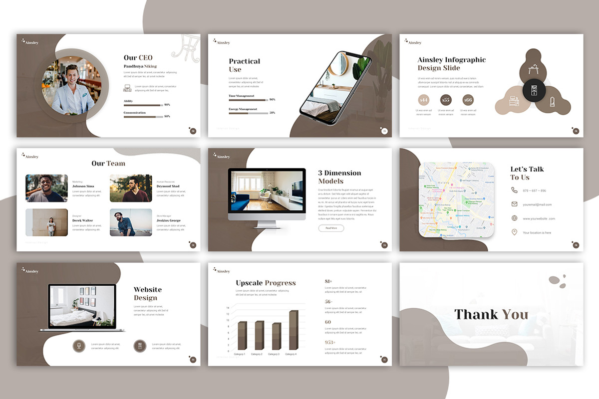 Ainsley - Furniture Google Slides, a Presentation Template by Jegtheme (Photo 4 of 4)