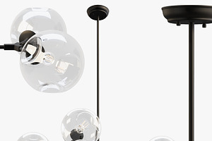 Joybird Atlas Chandelier, a Light 3D Model by 3dmitruk