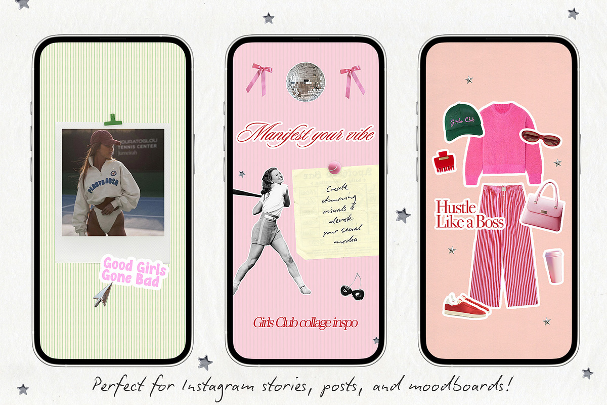 GIRLS CLUB: collage pack 150+, an Object Graphic by lerinartstudio (Photo 4 of 9)