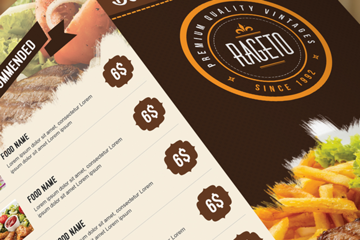 Food Menu 2, a Brochure Template by Nody4Design (Photo 4 of 5)