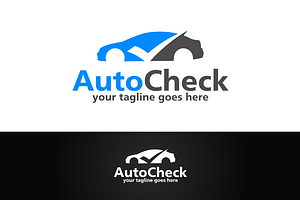 Auto Check Logo Template