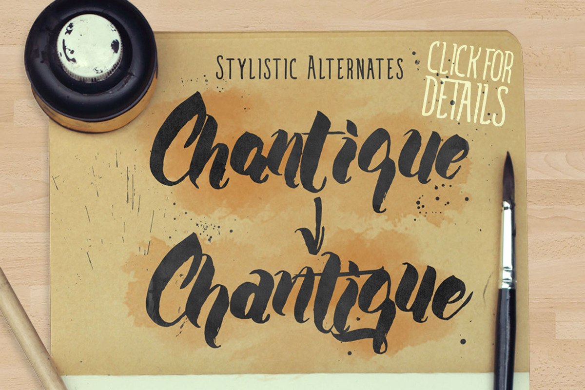 Wanderlove brush script font preview 2