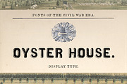 Oyster House Display Font, a Sans Serif Font by New Blazing Star Press (Thumbnail 1 of 3)