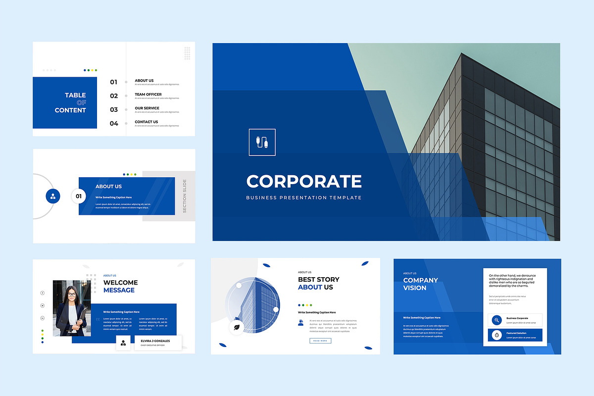 Corporate - Google Slide Template, a Presentation Template by TMint ...