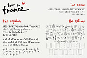 French Font Tour to France, a Handwritten Font by pixelcolours (Thumbnail 8 of 14)