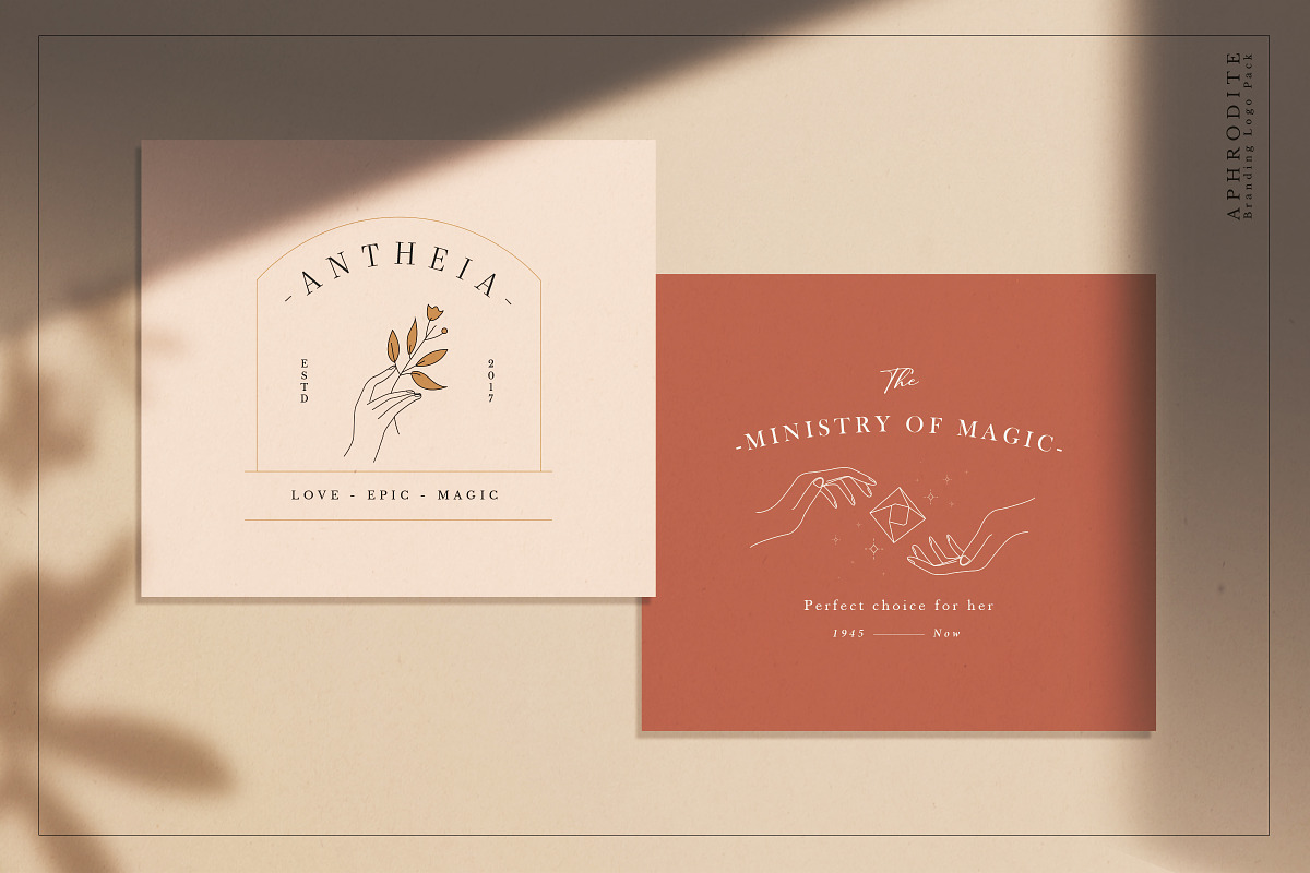 Aphrodite Branding Logos, a Branding & Logo Template by SNIPESCIENTIST (Photo 8 of 32)