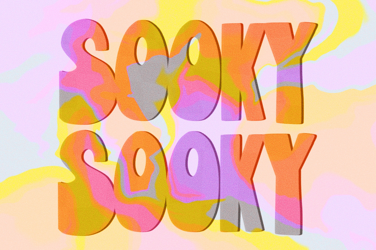 Psychedelitype Sooky - 3 font family, a Sans Serif Font by Dear Darling Design (Photo 7 of 8)
