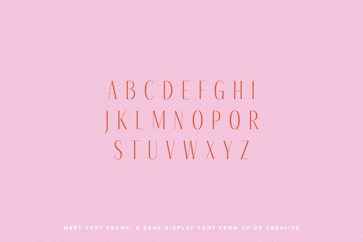 Very Frank, A Condensed Sans, a Sans Serif Font by Up Up Creative (Photo 5 of 16)