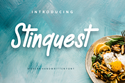 Stinquest, a Handwritten Font by albert_kalingga (Thumbnail 1 of 3)