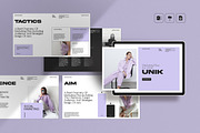 UNIK | Marketing Plan Presentation, a Presentation Template by SlideStock (Thumbnail 1 of 8)