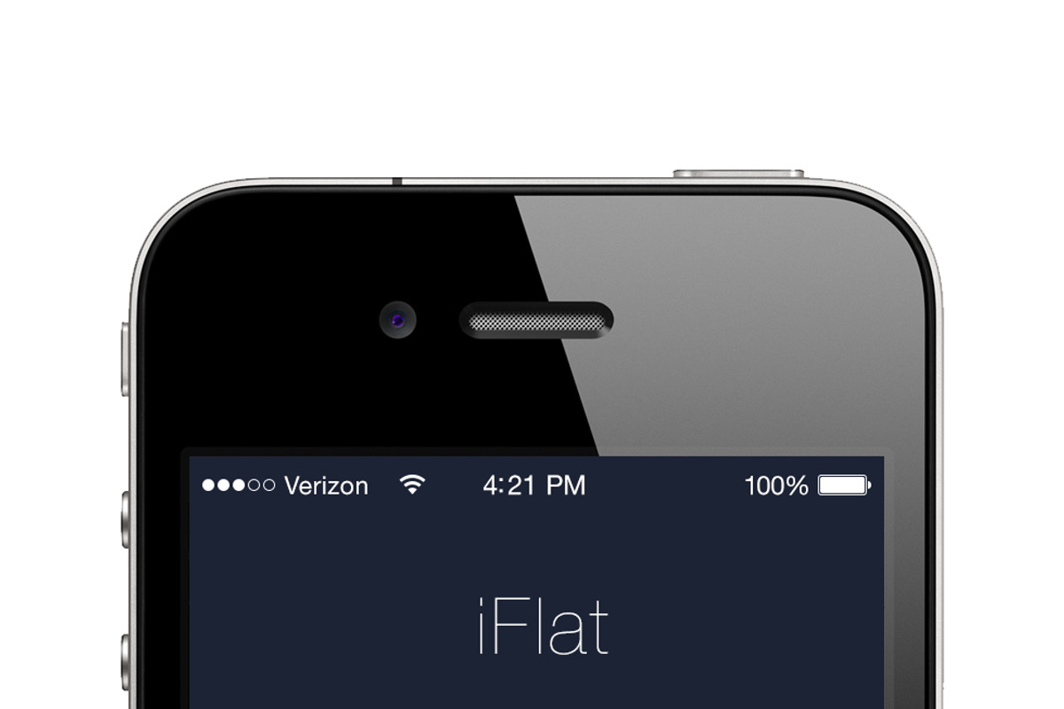 Flat iPhone App Template, an App Template by UI Store (Photo 2 of 5)