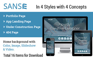 Sanse - Multipurpose HTML Template