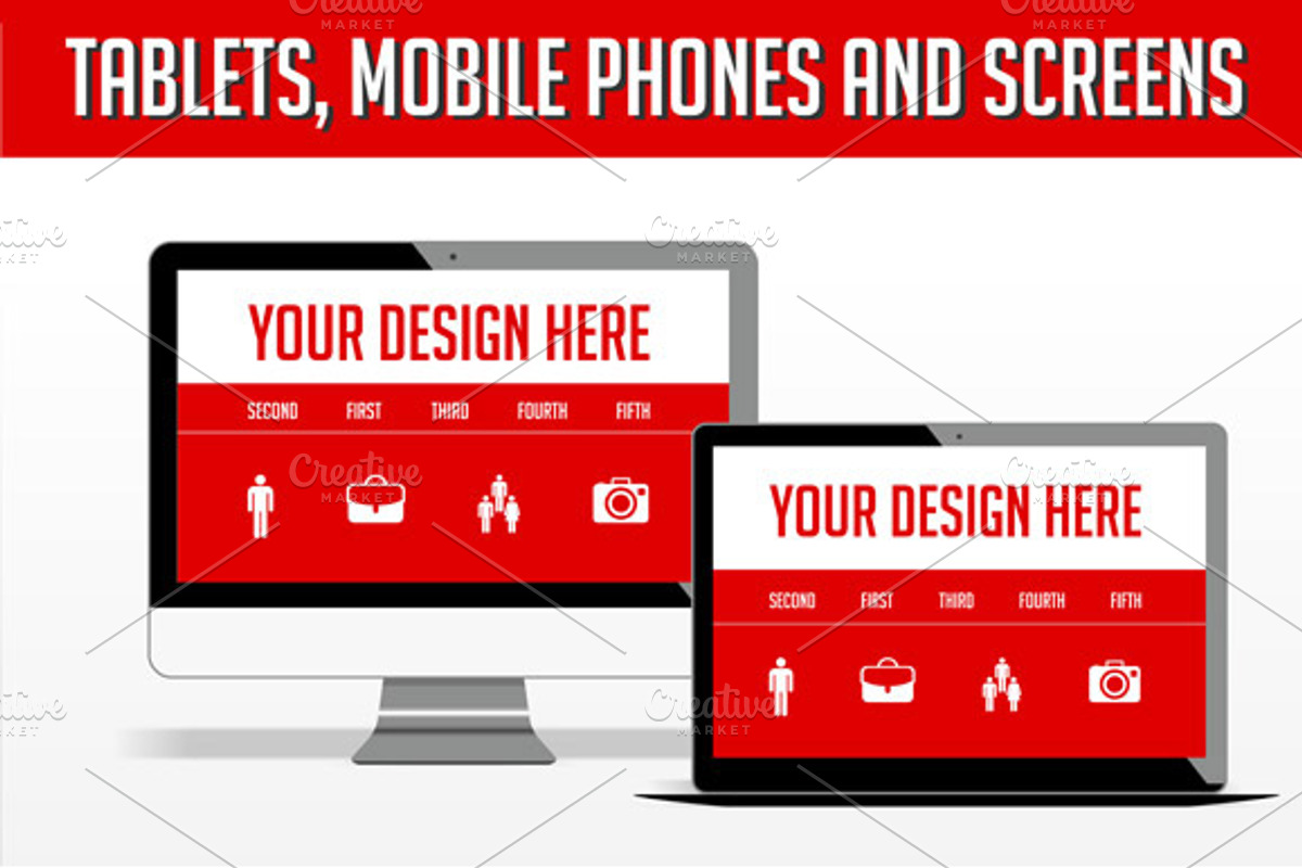 Tablets, mobile phones and screens preview 4