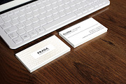 Minimal White Business Card, a Business Card Template by Marvel (Thumbnail 1 of 5)