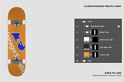 Skateboard mockup, a Mockup by Voyage Studio (Thumbnail 3 of 3)