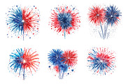 Patriot Fireworks, 4th of July Png, an Illustration by Dream Creation (Thumbnail 5 of 6)