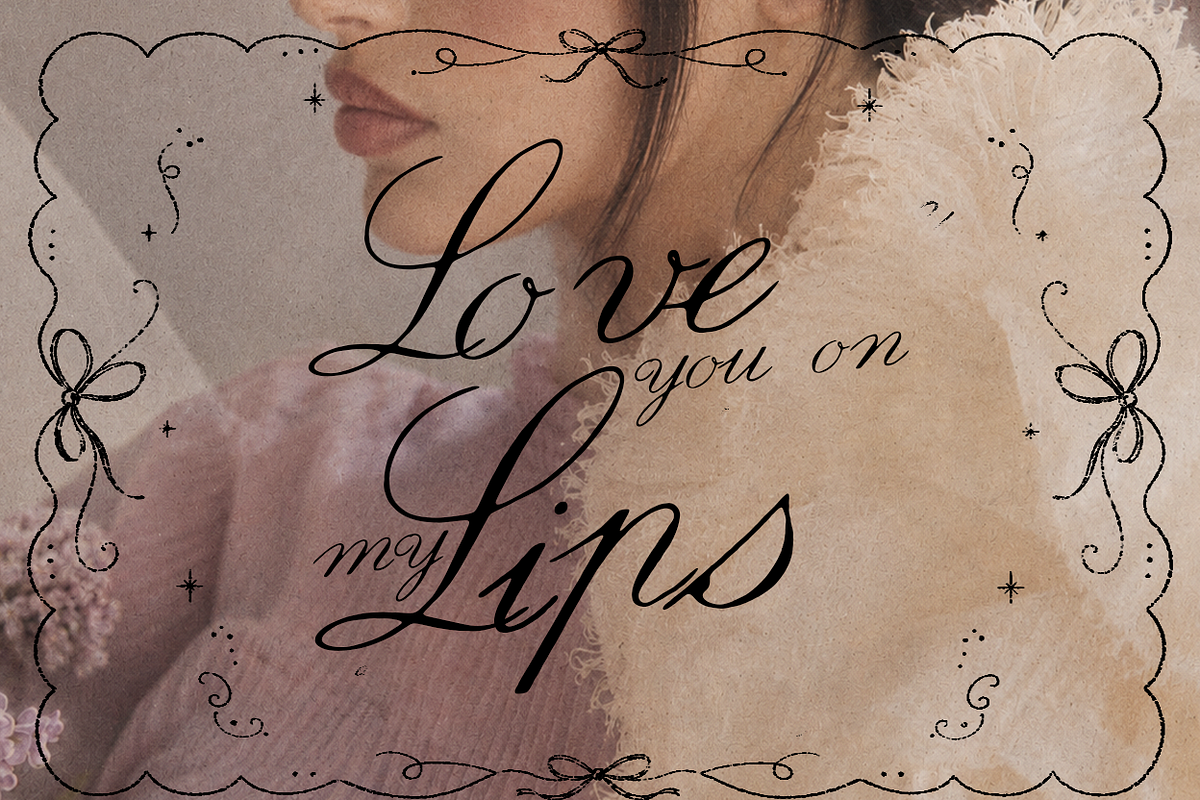 Lilac Cursive, a Handwritten Font by Lilithcollageart (Photo 2 of 9)