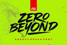 Zero Beyond - Brush Font