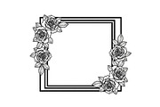 Floral Decorative Frame Vector Bundl, an Illustration by musafir_fashion (Thumbnail 49 of 51)