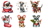 Christmas Cute Dog Sublimation, an Illustration by DreamArtGraphic (Thumbnail 4 of 5)