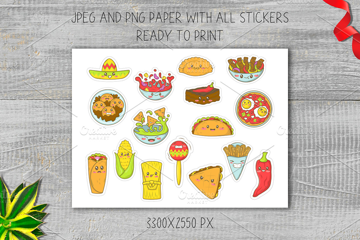 Kawaii Mexican Food, a Food Illustration by Boo Guevara Shop (Photo 3 of 4)