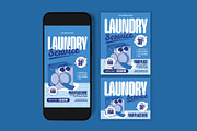 Laundry Service Flyer, a Flyer Template by graphicook (Thumbnail 3 of 3)