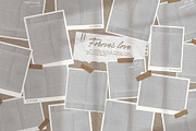 Polaroid Photo Collage Scrapbook, a Background Graphic by DesignerCandies (Thumbnail 4 of 5)
