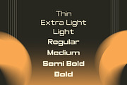 Mottefa - Geometric Sans Family Font, a Sans Serif Font by Flawless And Co (Thumbnail 3 of 10)