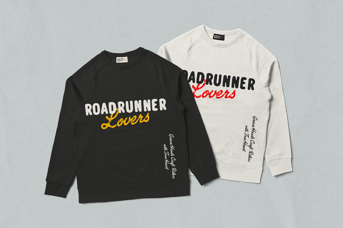 Roadscript – Retro Font Duo, a Script Font by Edignwn Type (Photo 11 of 14)