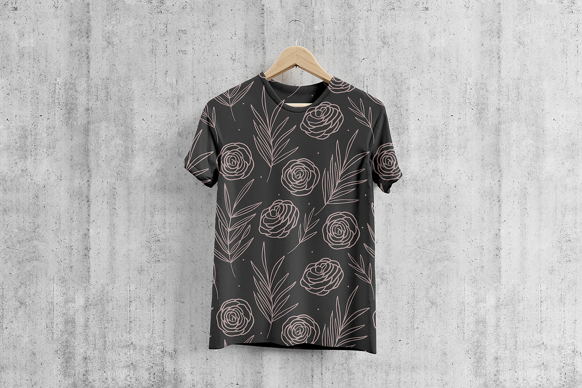 Elegant botanical seamless pattern, a Pattern Graphic by hanifa_design (Photo 4 of 12)