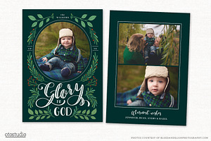 Christmas Card Template CC320