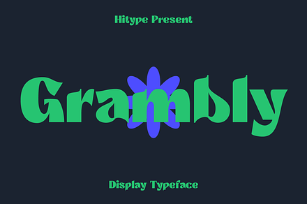 Grambly Display Typeface - Hitype, a Sans Serif Font by Hitype