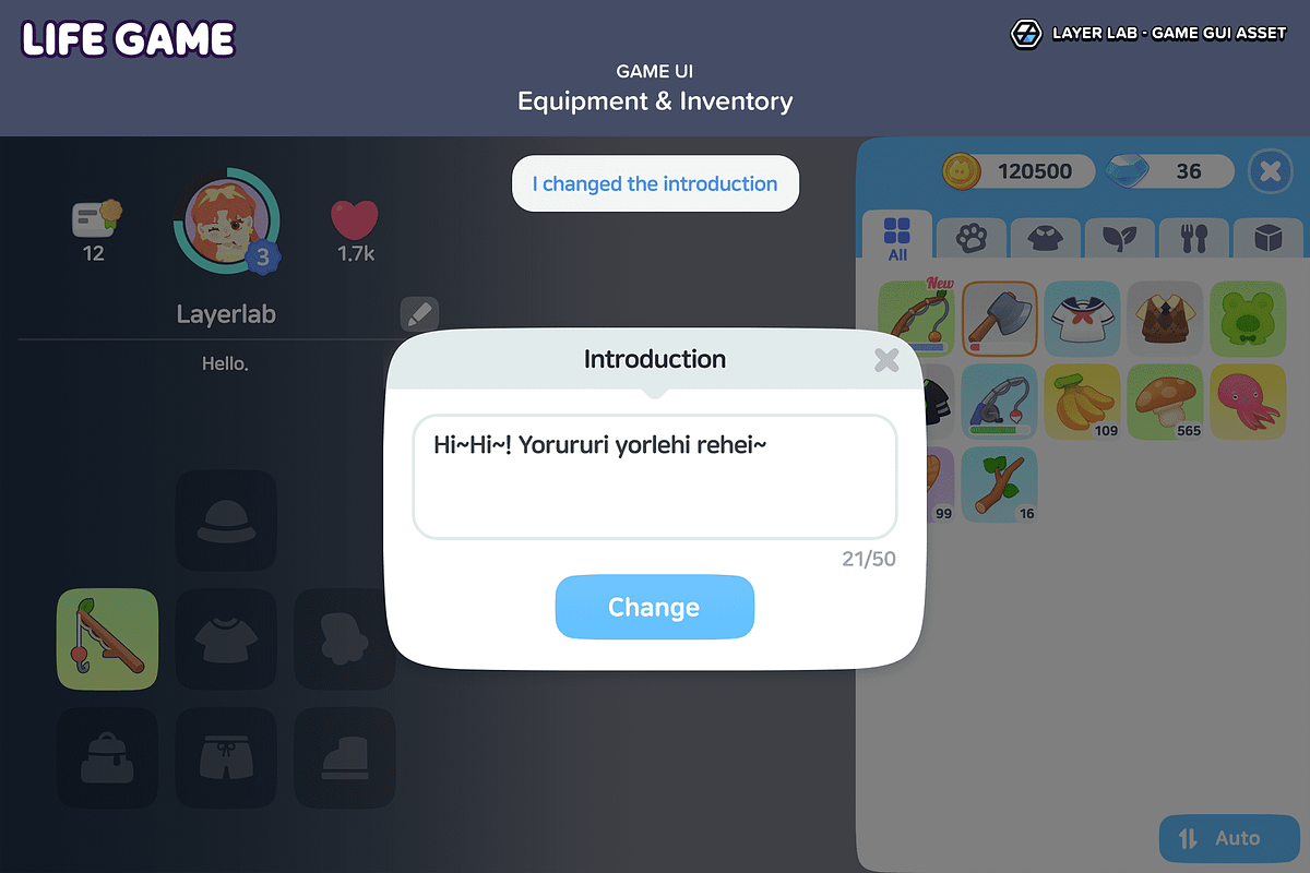 GUI - Life Game, an UI Kit Template by LAYERLAB (Photo 24 of 55)