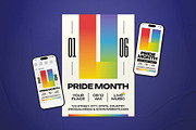 Pride Month Event Flyer Set, a Flyer Template by The Good Store (Thumbnail 1 of 2)