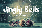 Jingly Bells Christmas Font, a Handwritten Font by StudioLingo (Thumbnail 1 of 7)