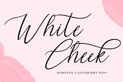 White Cheek Modern Calligraphy Scrip, a Script Font by Yuby Creative (Thumbnail 1 of 7)