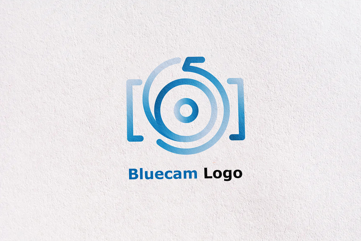 Bluecam Photography Logo Template, a Branding & Logo Template by Beka Studio