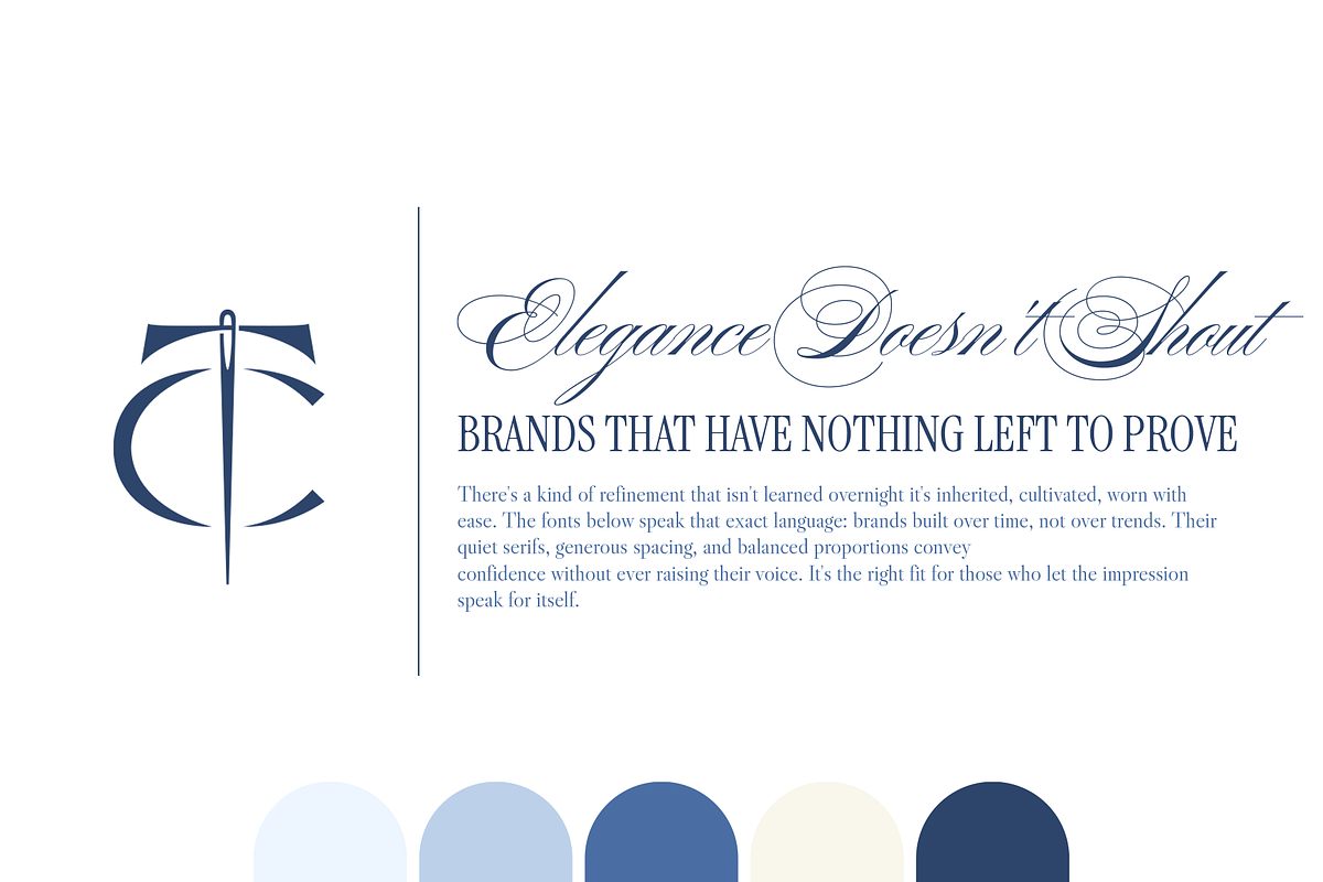 Old Money CT Monogram Tailor Logo, a Branding & Logo Template by Headfonts (Photo 7 of 10)