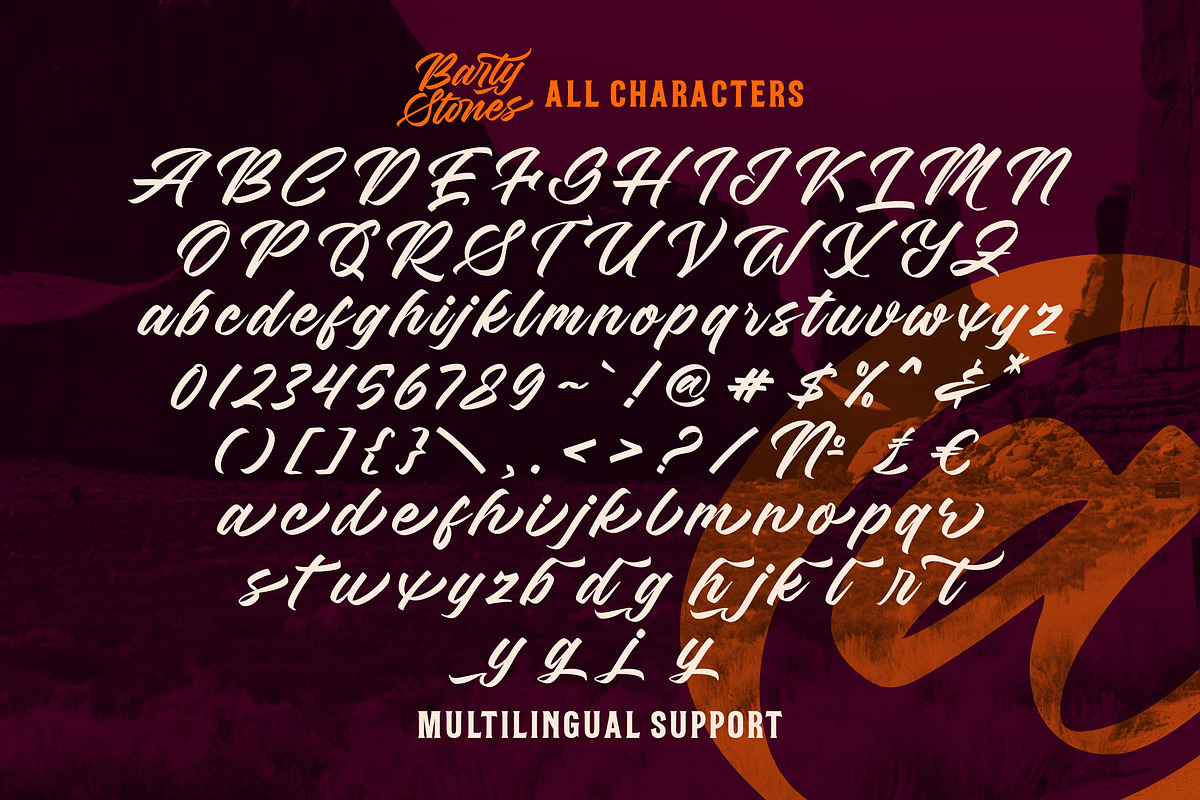 Barty Stones - Awesome Script, a Script Font by ErgibiStudio (Photo 10 of 10)