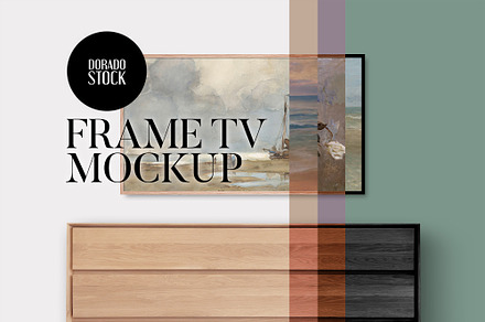 Tv Art Frame Mockup