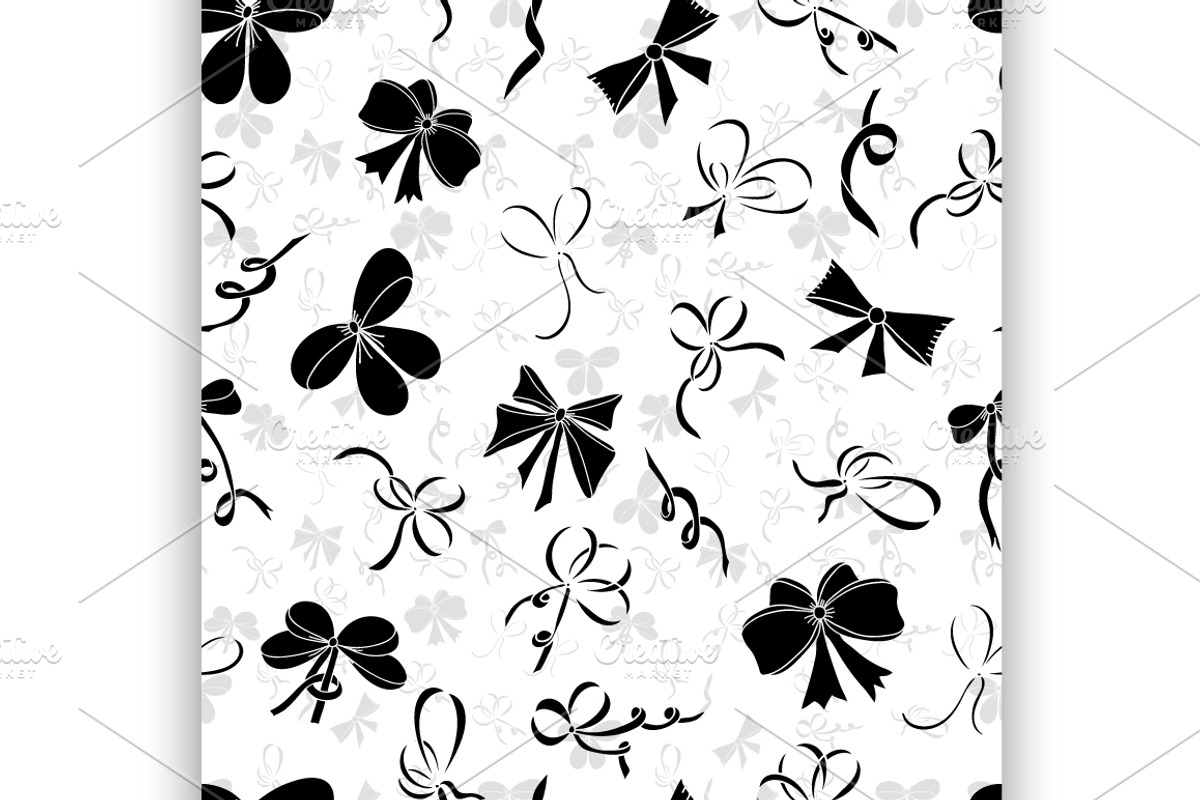 Big Hand-Drawn Bows Set., a Decorative Illustration by Svetlana Avv (Photo 2 of 8)