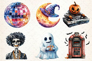 Disco Halloween Clipart PNG, an Illustration by Dream Creation (Thumbnail 5 of 7)