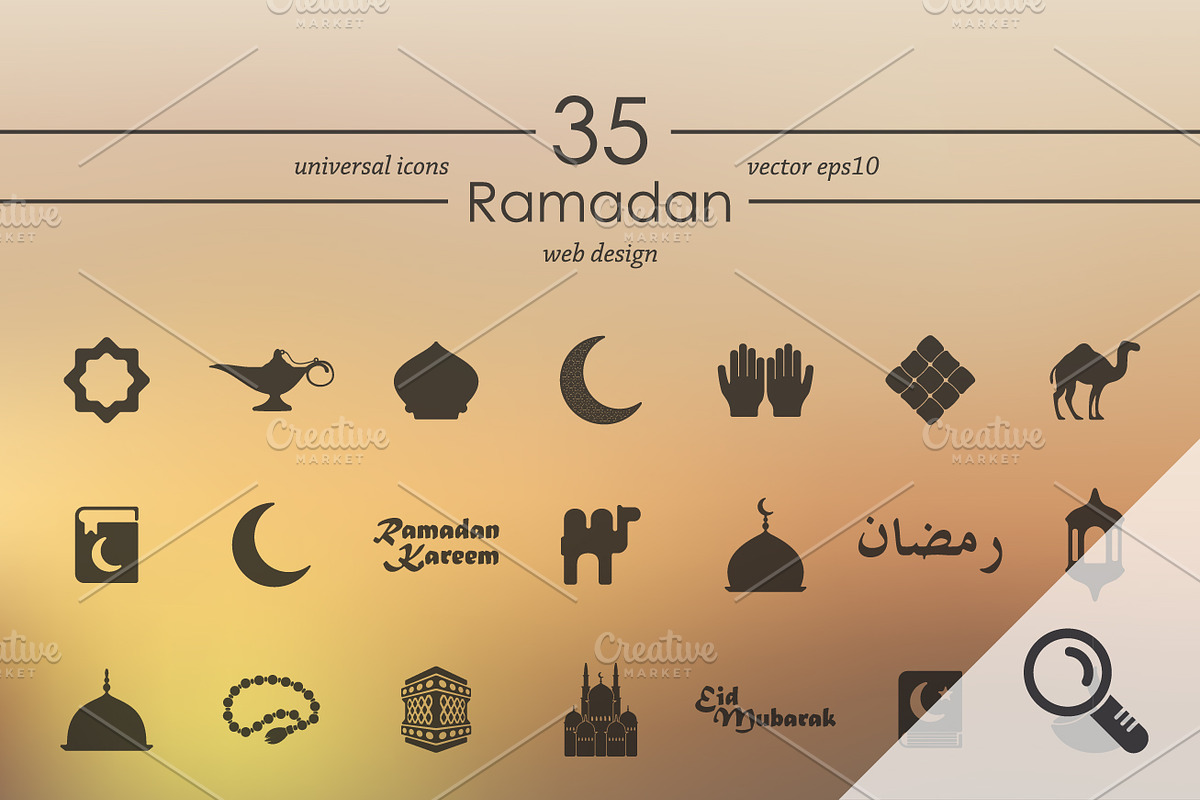 35 RAMADAN icons