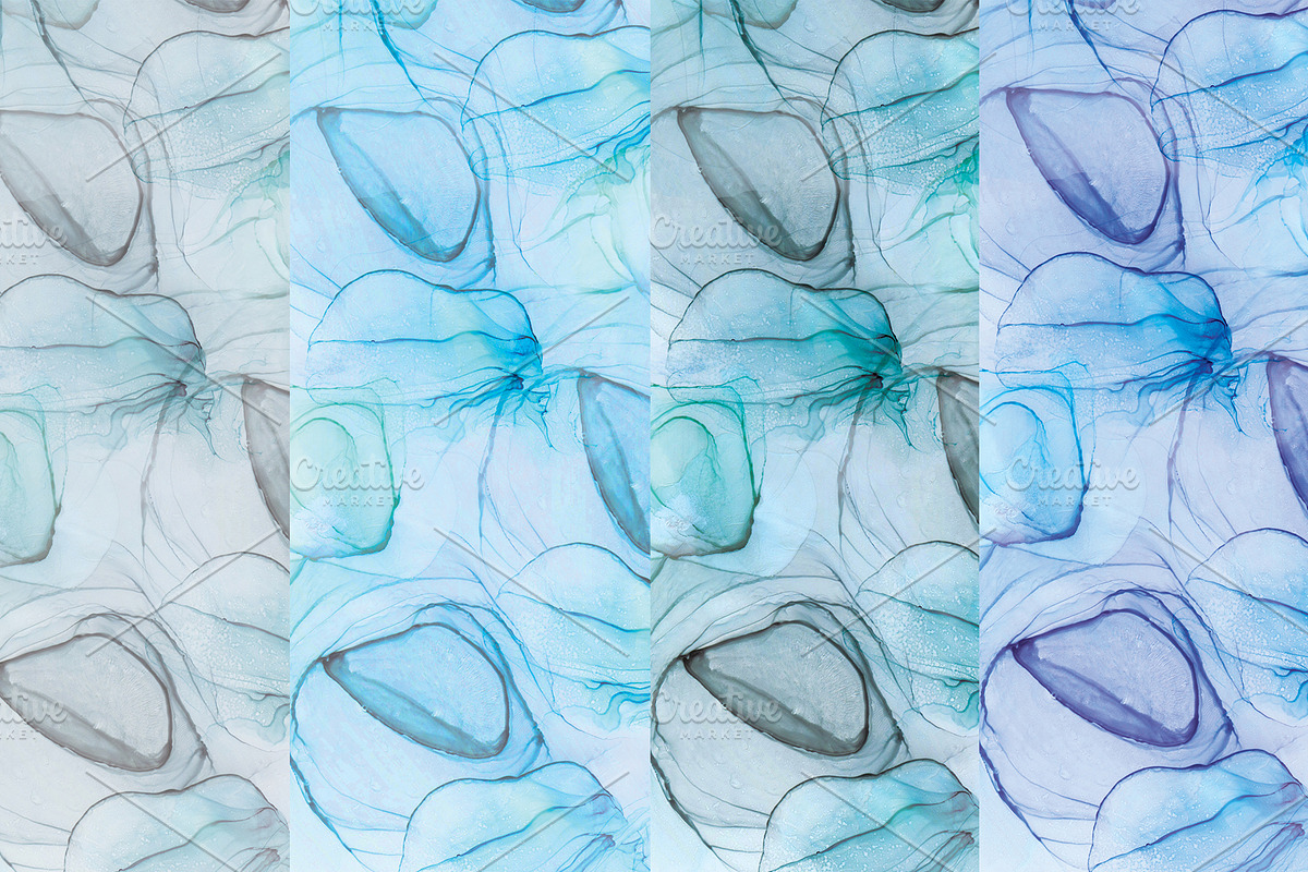 Abstract jellyfish background, a Texture Graphic by Natalia Flurno (Photo 3 of 3)