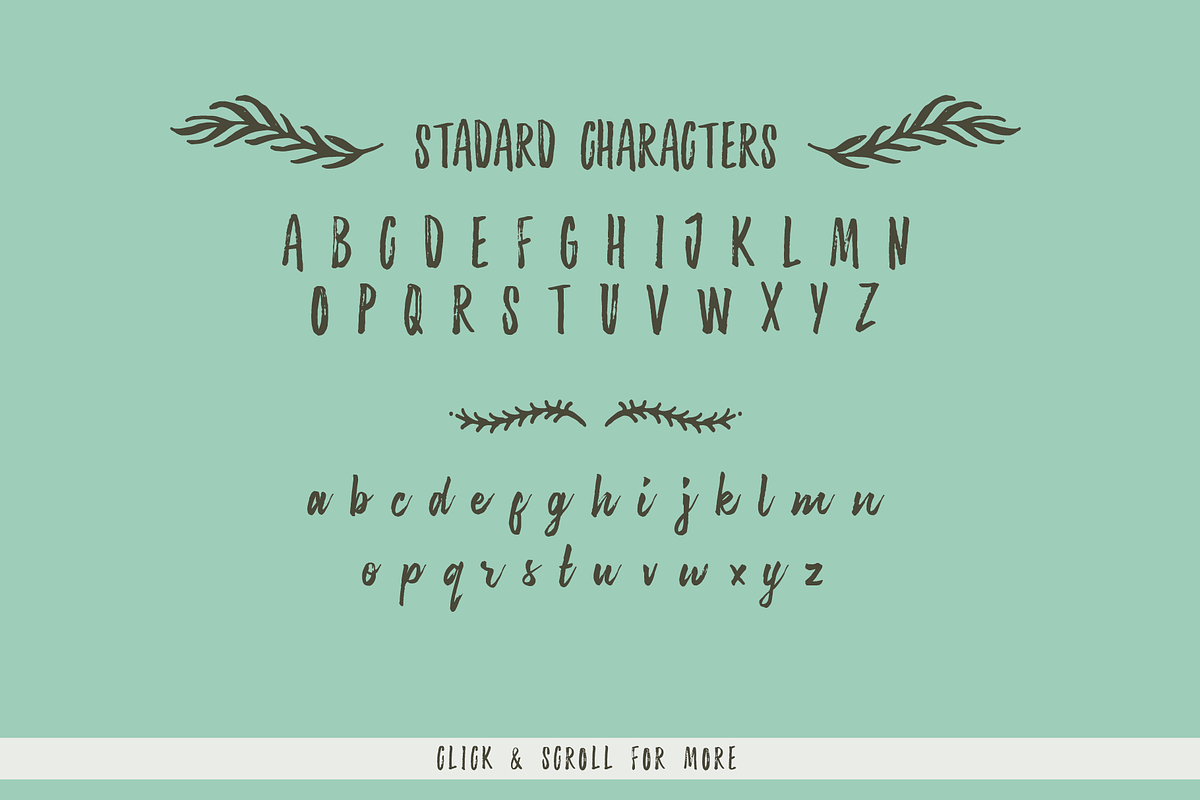 Sanderling Textured Font preview 8
