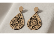 Floral Charm Earring Files, a Graphic by hafijul (Thumbnail 10 of 11)