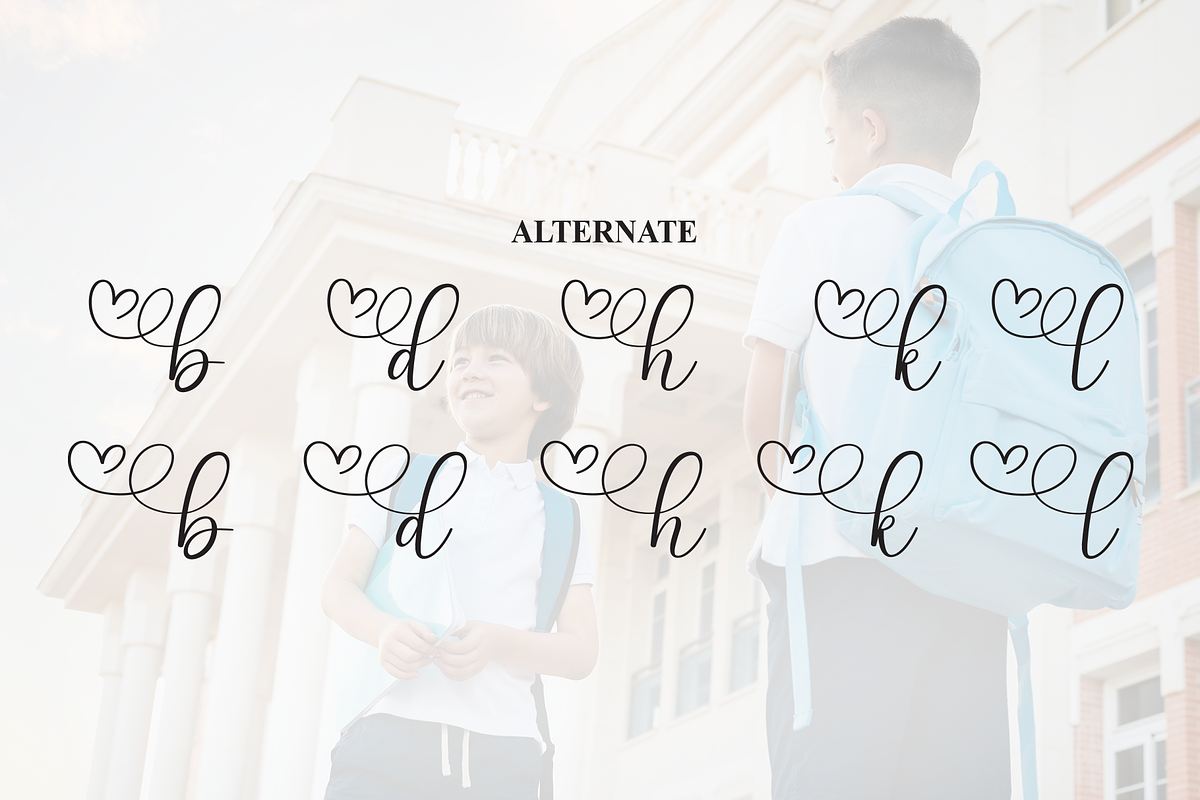 School Back | Script Font, a Handwritten Font by Scratchones (Photo 8 of 9)